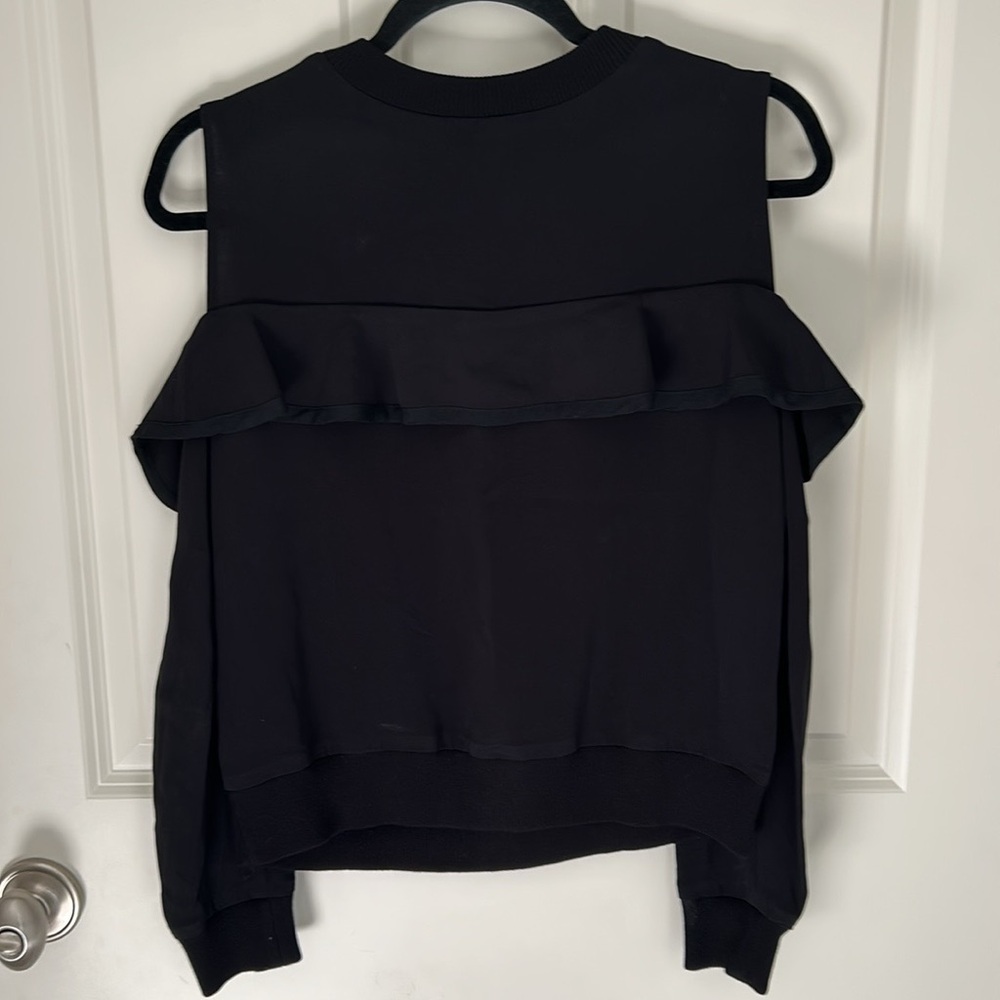 A.C.L. Lindsey Ruffle Cold Shoulder Top - Picture 5 of 5